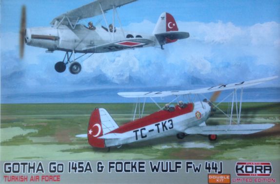 Gotha Go-145A & Focke Wulf Fw 44J Turkish AF (Two kits included)  KPK72064