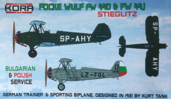 Focke Wulf Fw 44D/J Stieglitz (Polish and Bulgarian Service) KPK72069