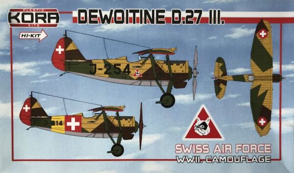 Dewoitine D.27 III (Swiss AF, WWII camouflage)  KPK72081