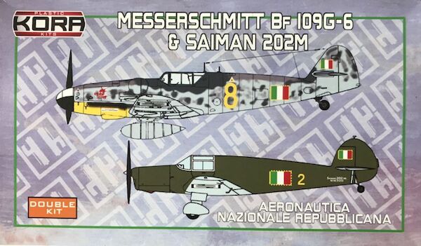 Messerschmitt BF109G-6 & Saiman 202M in ANR Service (2 kits)  KPK72096