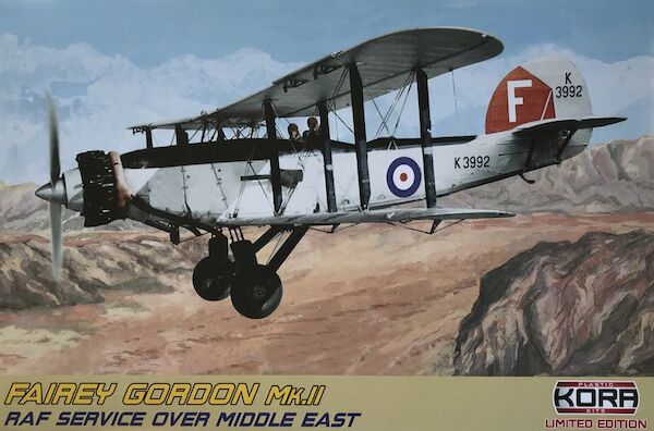 Fairey Gordon  Mk.II RAF Service over Middle East (BACK IN STOCK)  KPK72130