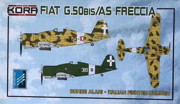 Fiat G.50BIS/AS Freccia, Bombe Alari, Italian Fighter Bomber  KPK72155