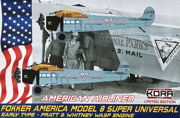 Fokker America Model 8 Super Universal (Early) American Airliner KPK72190