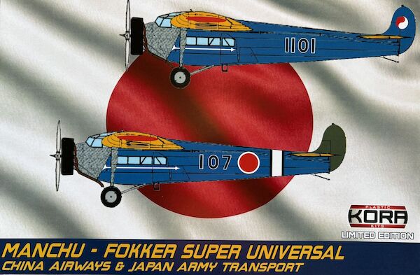 Manchu-Fokker Super Universal (China Airway & Japan Army) KPK72220