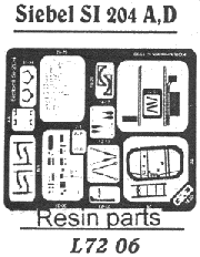 Siebel Si204A/D Interior and exterior Detail set L7206