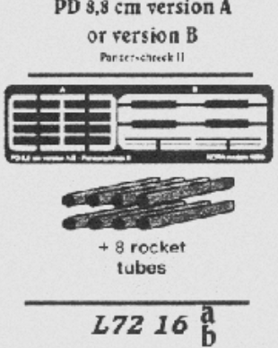 PB8,8cm panzerschreck II version A L7216A