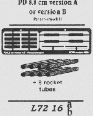 PB8,8cm panzerschreck II version A  L7216A