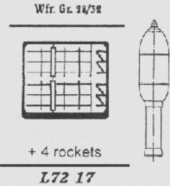Wfr. Gr.28/32 German rocket L7217