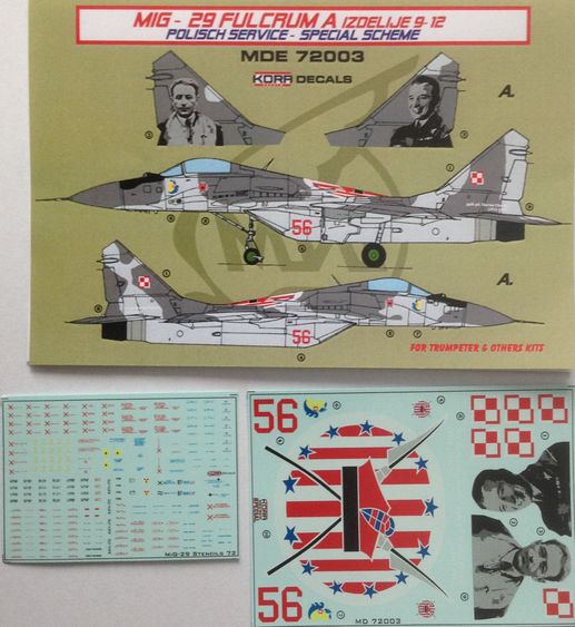 Mikoyan MiG29 Fulcrum A Izdelije 9-12 (Polish Service - Special Scheme) MDE72003