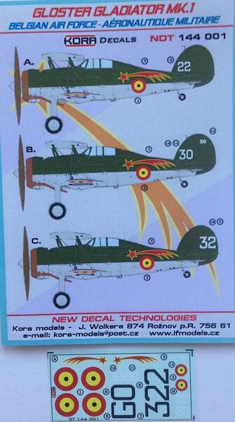 Gloster Gladiator MKI (Belgian AF)  NDT144001