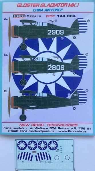 Gloster Gladiator MKI (Chinese AF) NDT144004