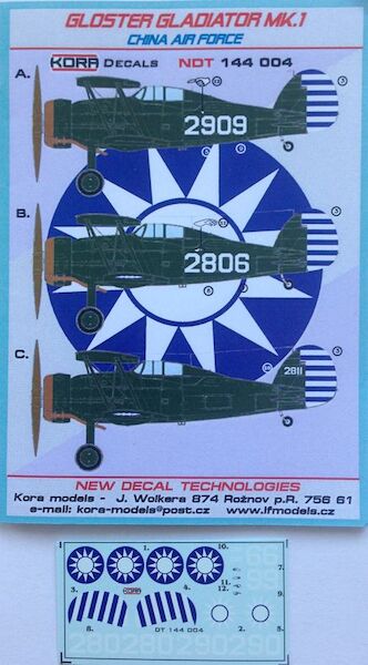 Gloster Gladiator MKI (Chinese AF)  NDT144004