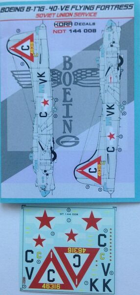 Boeing B17G Flying Fortress (Soviet Service)  NDT144008