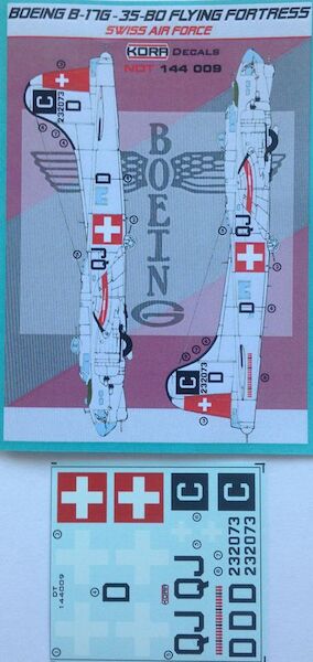 Boeing B17G Flying Fortress (Swiss Air Force Service) NDT144009