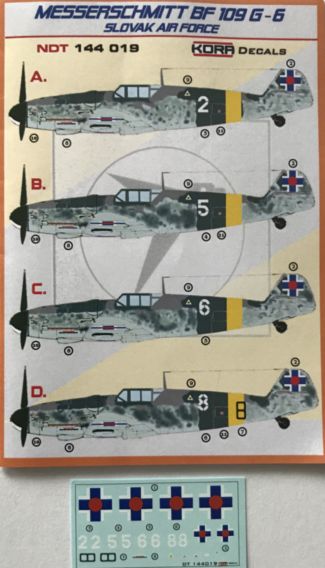 Messerschmitt BF109G-6 in Slovak service  NDT144019