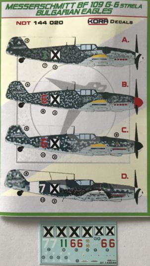 Messerschmitt BF109G-6 Strela in Bulgarian Eagles service  NDT144020