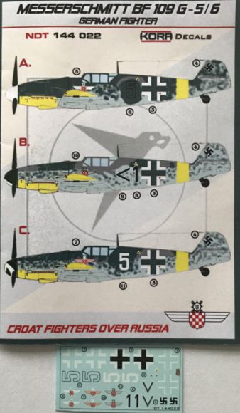 Messerschmitt BF109G-5/6 in Luftwaffe service  NDT144022