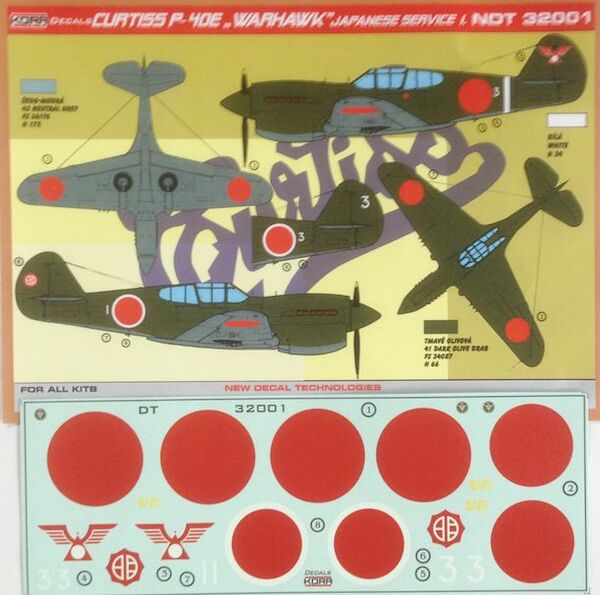 Curtiss P40E Warhawk in Japanese service Prt1 NDT32001
