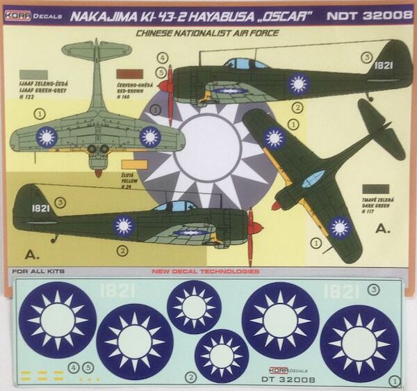 Nakajima Ki43-II Hayabusa (Oscar) (Chinese Nationalist AF)  NDT32008