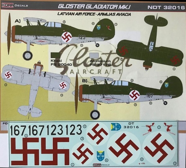 Gloster Gladiator MKI (Latvian AF) NDT32016