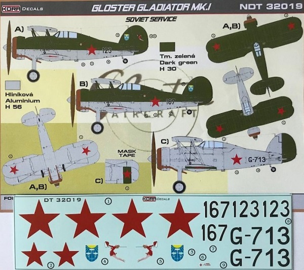 Gloster Gladiator MKI (Soviet Service) NDT32019
