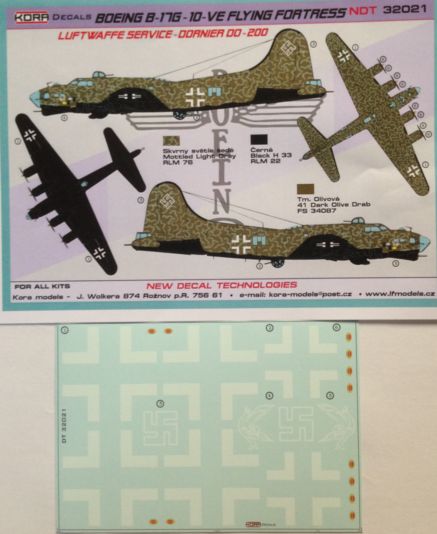 Boeing B17G Flying Fortress (Lufwaffe Service as Dornier Do200) NDT32021