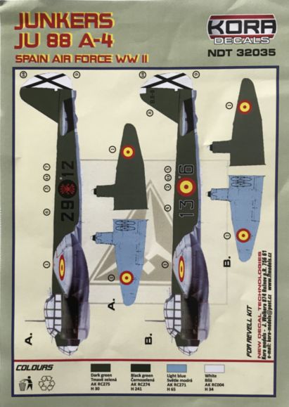 Junkers Ju88A-4 in Spanish WW2 Service  NDT32035