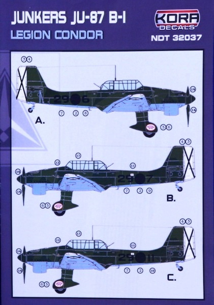 Junkers Ju87B-1 Legion Condor  NDT32037