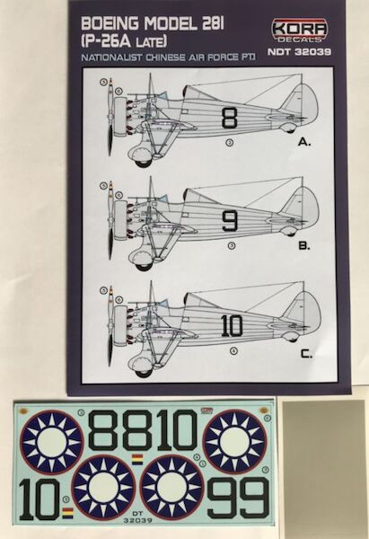 Boeing model 281 (P26A late) (Nationalist Chinese AF) Part 1 NDT32039