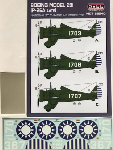 Boeing model 281 (P26A late) (Nationalist Chinese AF) Part 2  NDT32040