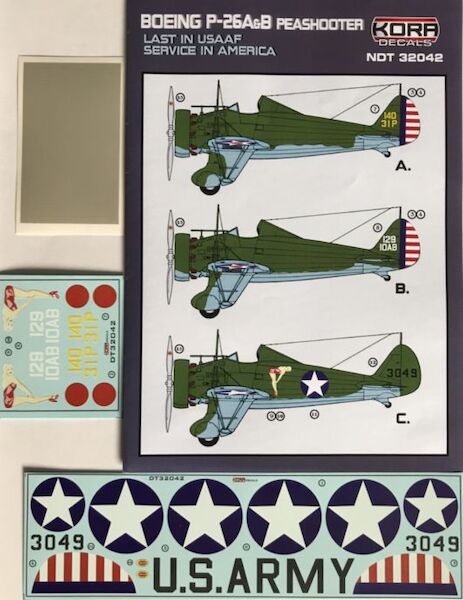 Boeing P26A/B Peashooter (Last in USAAF Service) NDT32042