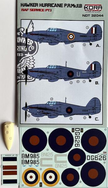 Hawker Hurricane PR MKIIB (RAF Service Part 1)  NDT32044