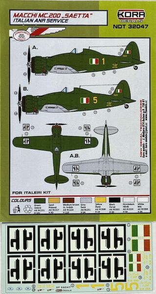 Macchi MC200 Saetta Italian ANR service NDT32047
