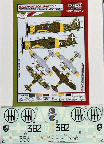 Macchi MC200 Saetta Reconaissance Fighters over Russia  NDT32049