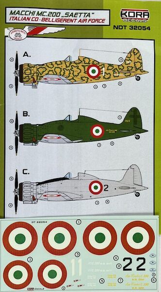 Macchi MC200 Saetta (Italian Co-Belligerent Air Force) NDT32054