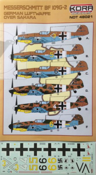 Messerschmitt BF109G-2, German Luftwaffe over Sahara  NDT48021