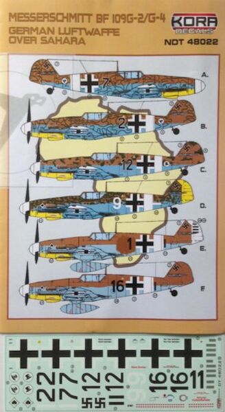 Messerschmitt BF109G-2/G-4, German Luftwaffe over Sahara NDT48022
