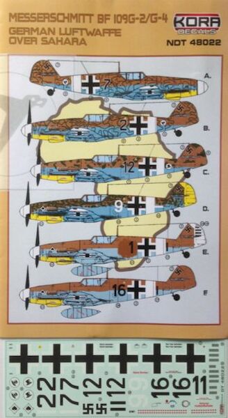 Messerschmitt BF109G-2/G-4, German Luftwaffe over Sahara  NDT48022