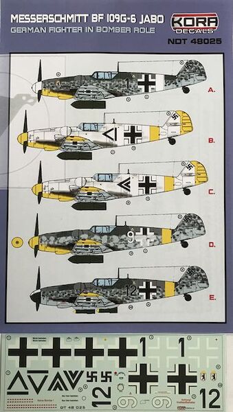 Messerschmitt BF109G-6 JABO, German fighter in Bomber Role NDT48025