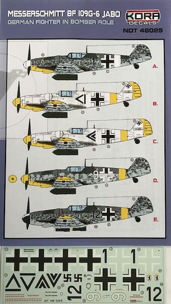 Messerschmitt BF109G-6 JABO, German fighter in Bomber Role  NDT48025