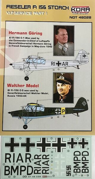 Fieseler Fi156C-1/5 Storch VIP service part 1 (Göring, Model)  NDT48028