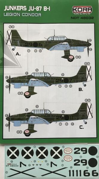 Junkers Ju87B-1 Stuka Legion Condor  NDT48032