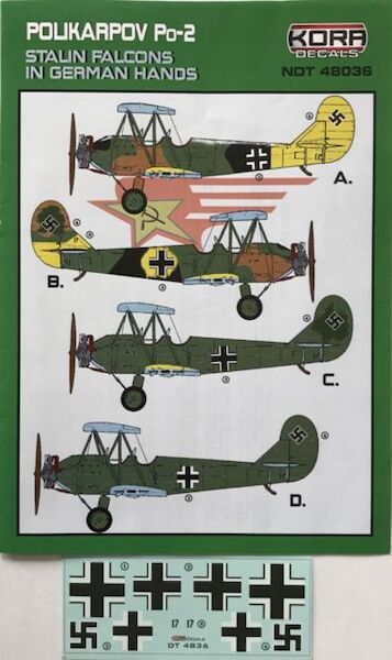 Polikarpov Po2 Stalin Falcons in German Hands  NDT48036