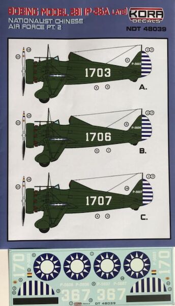Boeing model 281 (P26A late) (Nationalist Chinese AF) Part 2 NDT48039