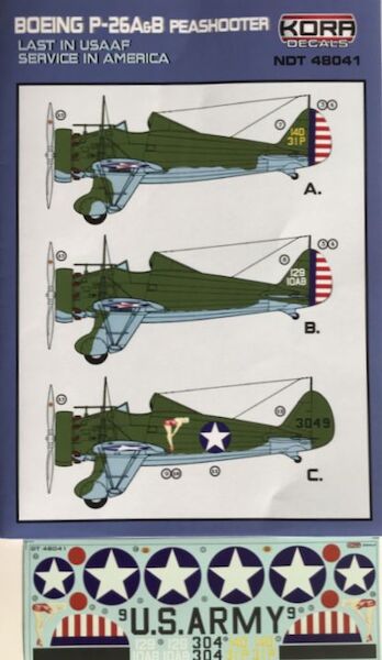 Boeing P26A/B Peashooter (Last in USAAF Service) NDT48041
