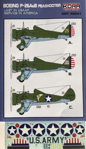 Boeing P26A/B Peashooter (Last in USAAF Service)  NDT48041