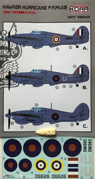 Hawker Hurricane PR MKIIb (RAF Service) Part 1  NDT48043