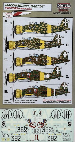 Macchi MC200 'Saetta' Fighters over Russia NDT48051