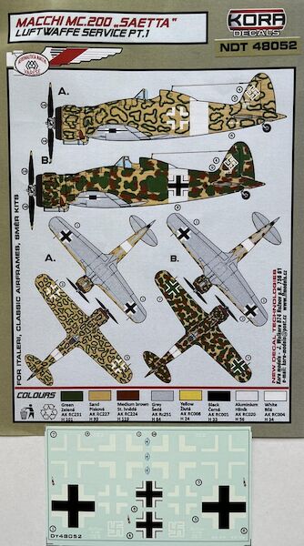 Macchi MC200 'Saetta' Luftwaffe Service Part 1  NDT48052