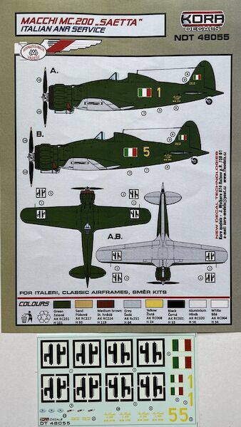 Macchi MC200 'Saetta' Italian ANR Service  NDT48055